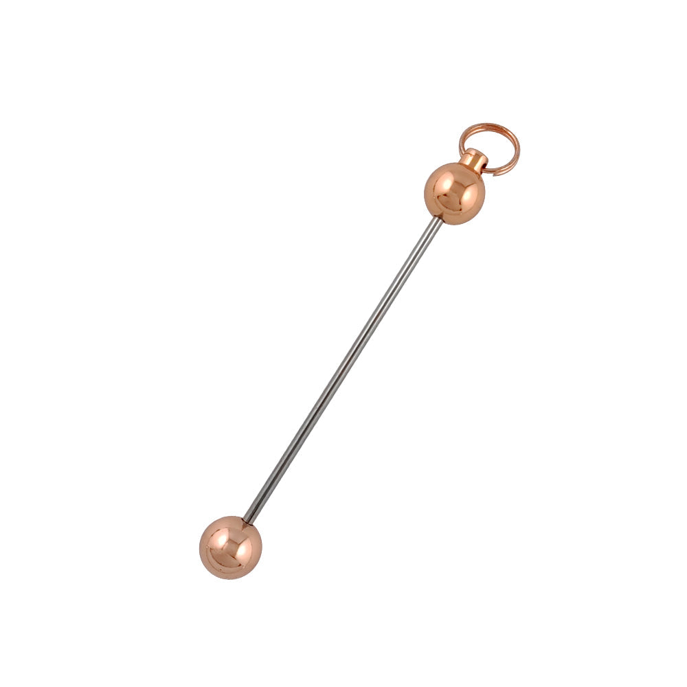 Al por mayor nueva llegada 2023 Summer DIY Regalo acero inoxidable de acero inoxidable 2 mm Beadable Keychain de moda y duradero